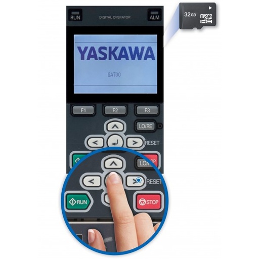 YASKAWA LCD KEYPAD JVOP-KPLCA04AEA POUR GA500-GA700