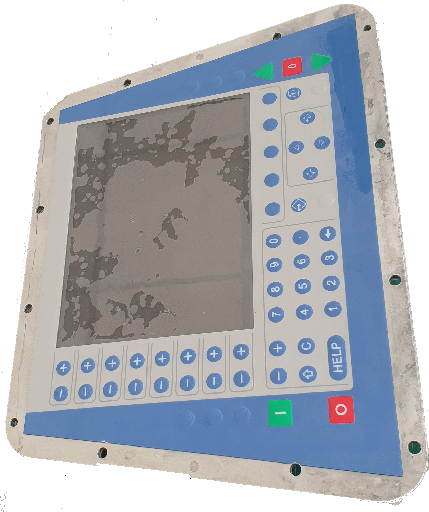 Façade inox avec clavier de remplacement HANDTMANN pour gamme de poussoir VF600